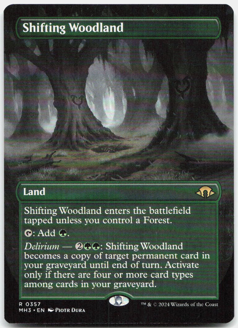 Shifting Woodland (Borderless) NM R Modern Horizons 3 357