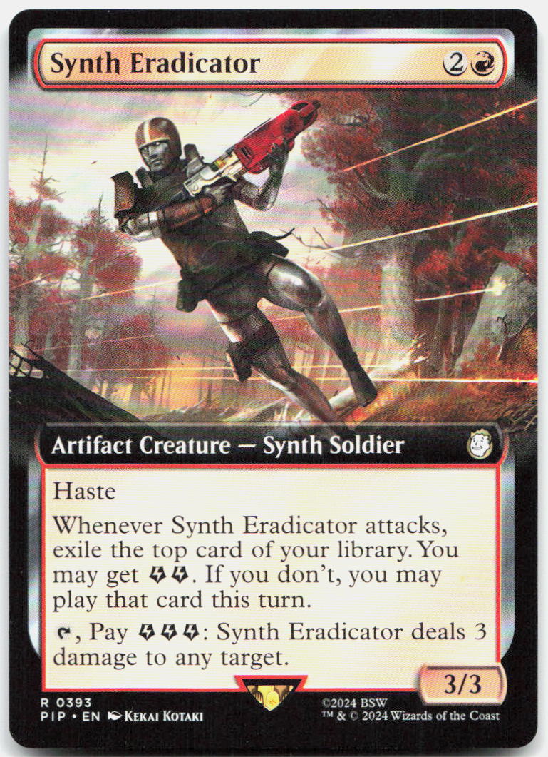 Synth Eradicator (Extended Art) NM R Universes Beyond: Fallout 393