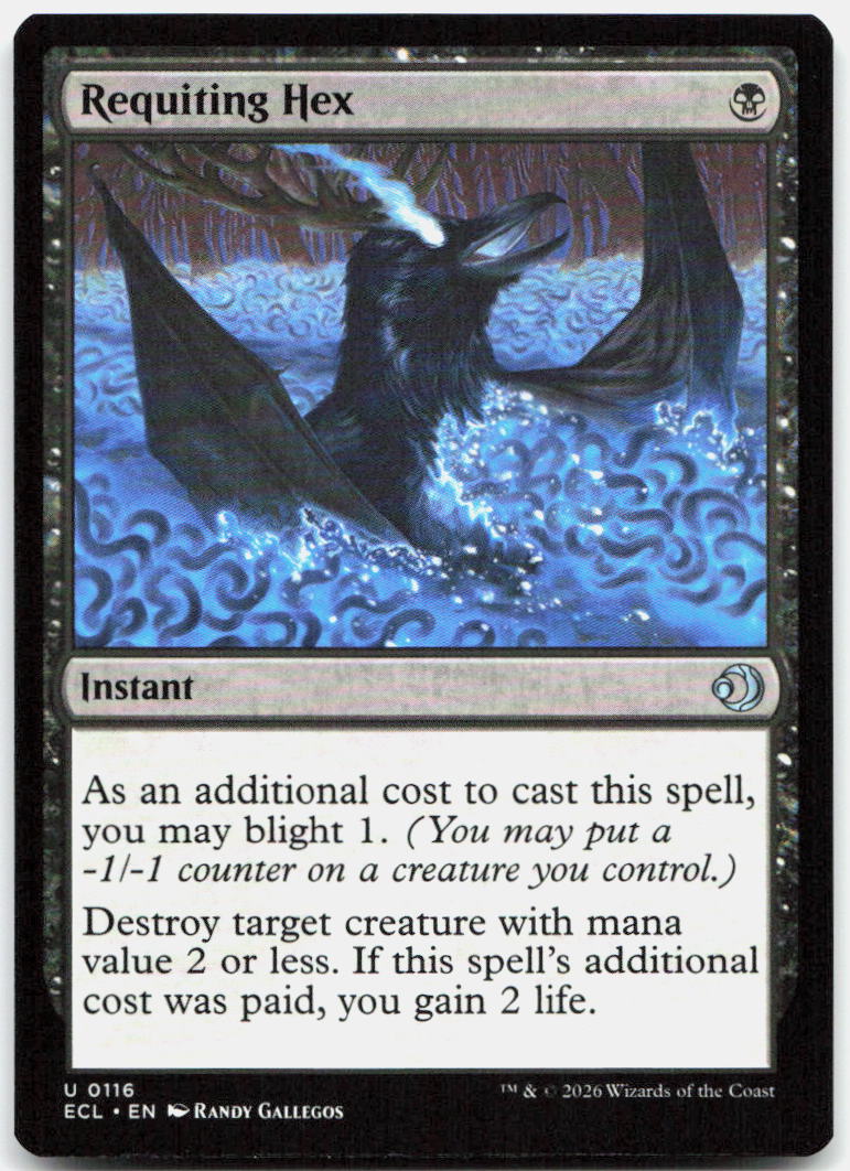 Requiting Hex NM U Lorwyn Eclipsed 116