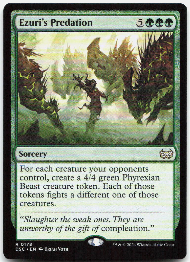 Ezuri's Predation NM R Commander: Duskmourn: House of Horror 178