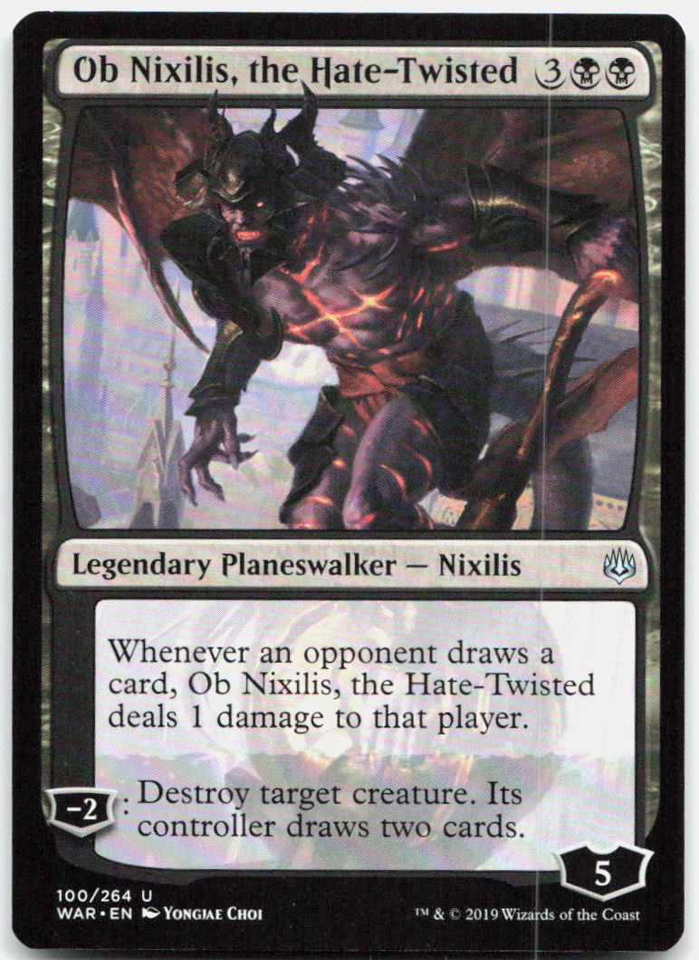 Ob Nixilis, the Hate-Twisted NM U War of the Spark 100