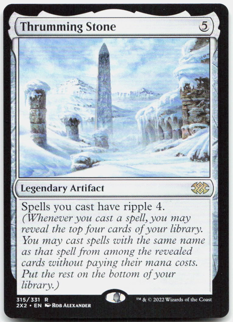 Thrumming Stone NM R Double Masters 2022 315