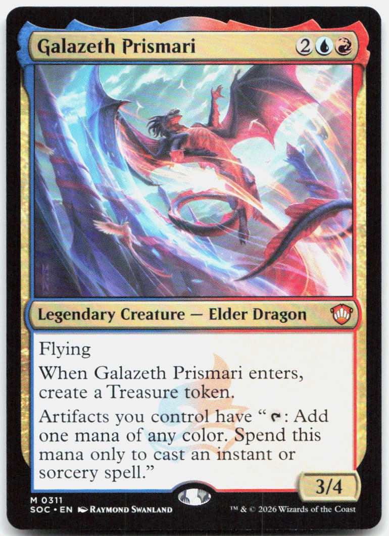 Galazeth Prismari NM M Commander: Secrets of Strixhaven 311