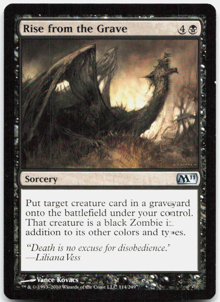 Rise from the Grave NM U Magic 2011 (M11) 114