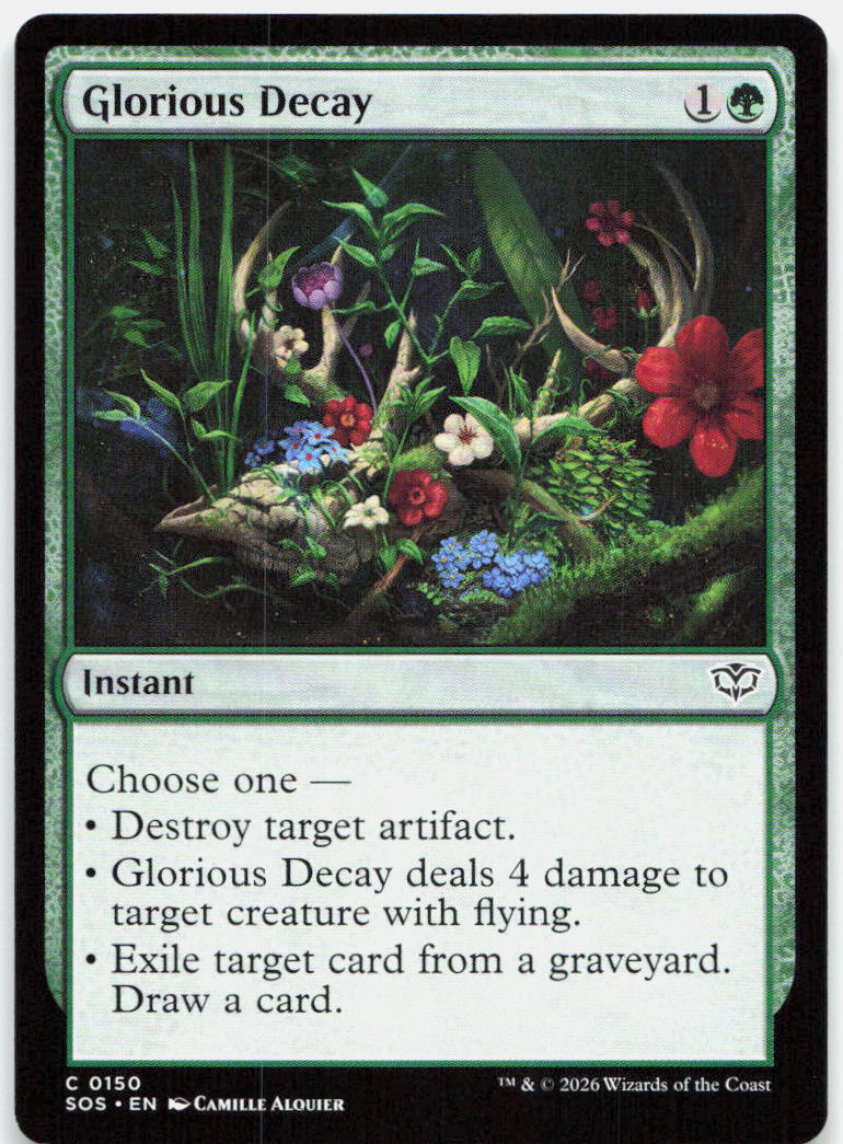 Glorious Decay NM C Secrets of Strixhaven 150