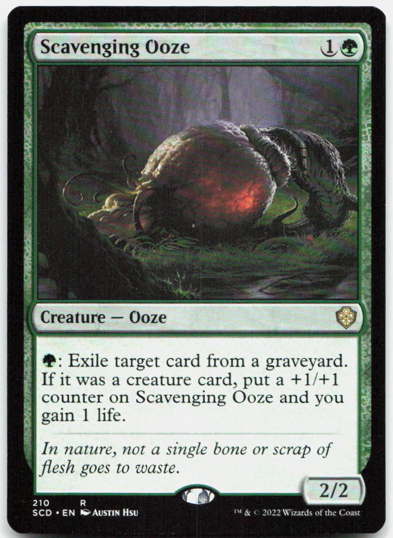 Scavenging Ooze NM R Starter Commander Decks 210