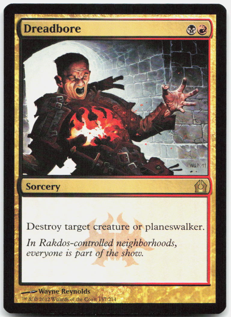 Dreadbore NM R Return to Ravnica 157