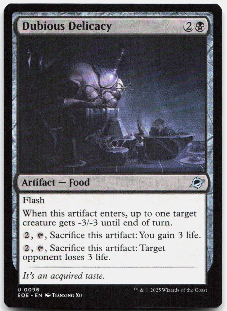 Dubious Delicacy NM U Edge of Eternities 96