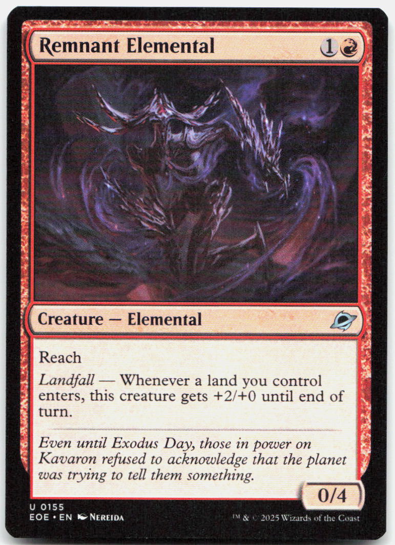 Remnant Elemental NM U Edge of Eternities 155