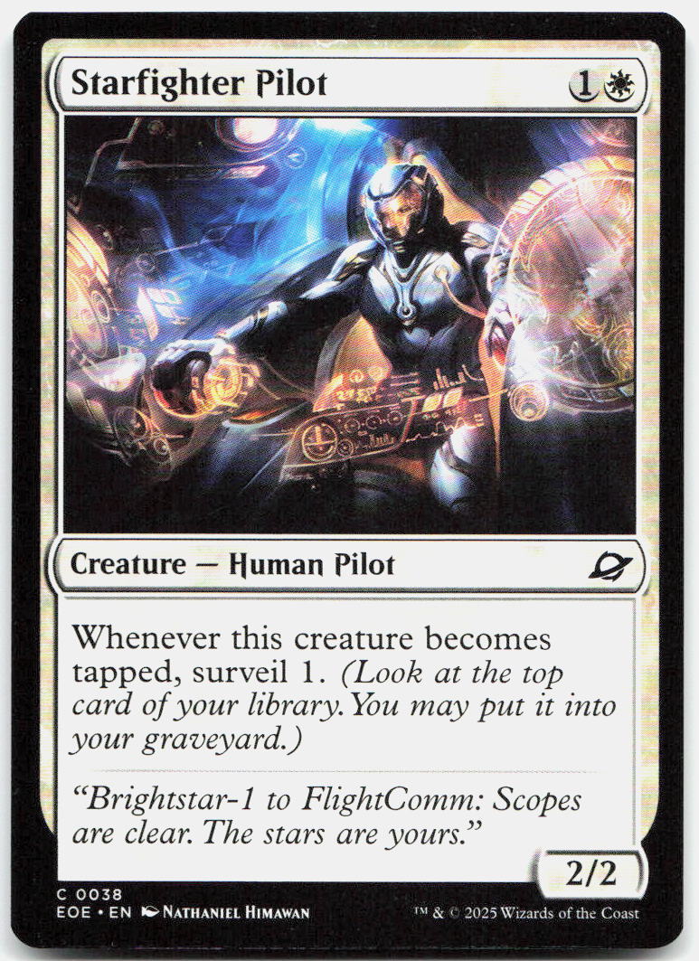 Starfighter Pilot NM C Edge of Eternities 38