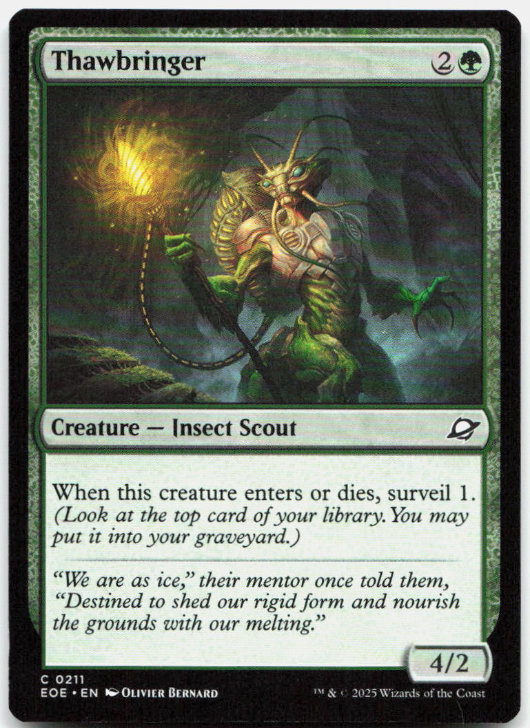 Thawbringer NM C Edge of Eternities 211