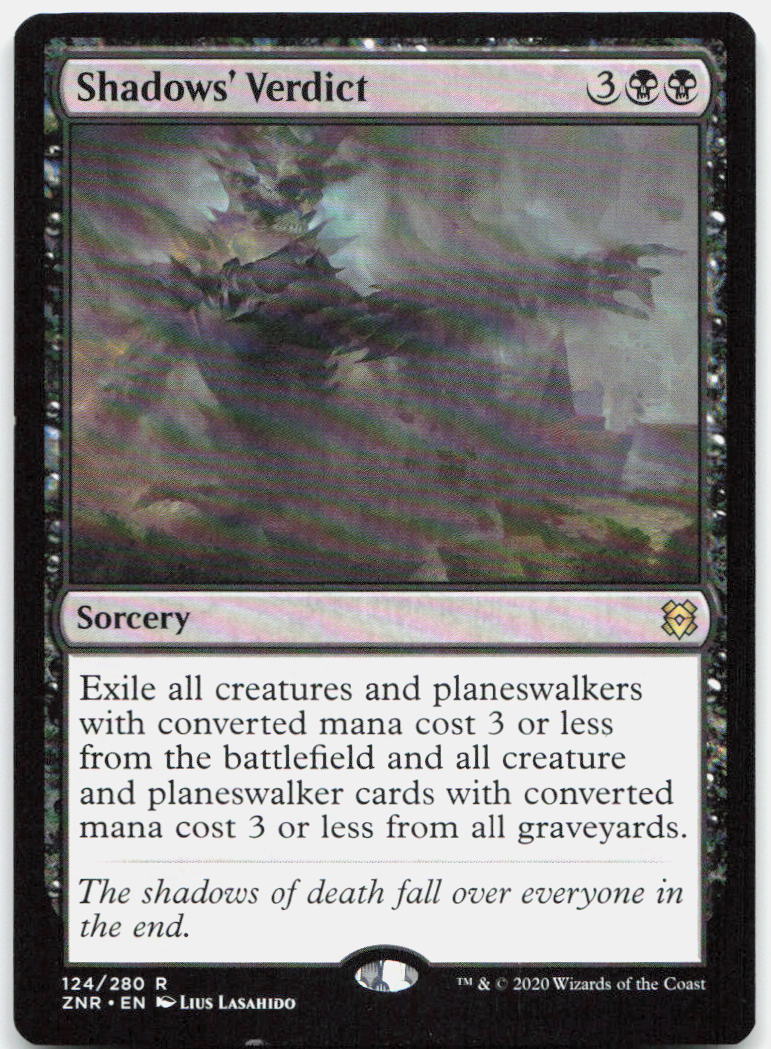 Shadows' Verdict NM R Zendikar Rising 124