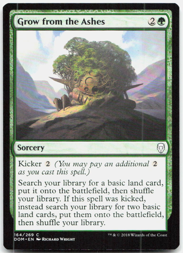 Grow from the Ashes NM C Dominaria 164