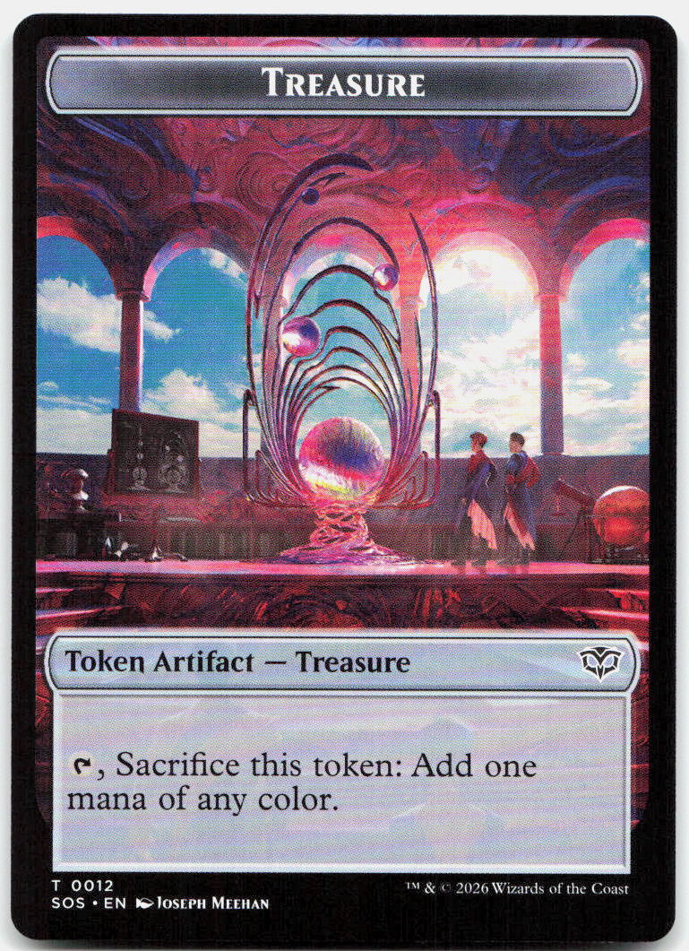 Elemental (0002) // Treasure Double-Sided Token NM T Secrets of Strixhaven