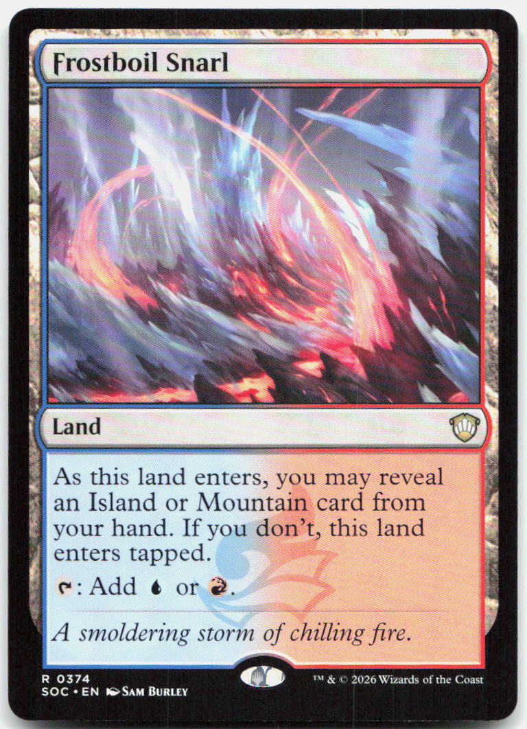Frostboil Snarl NM R Commander: Secrets of Strixhaven 374