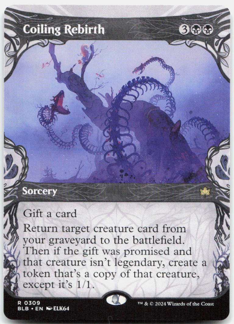 Coiling Rebirth (Showcase) NM R Bloomburrow 309