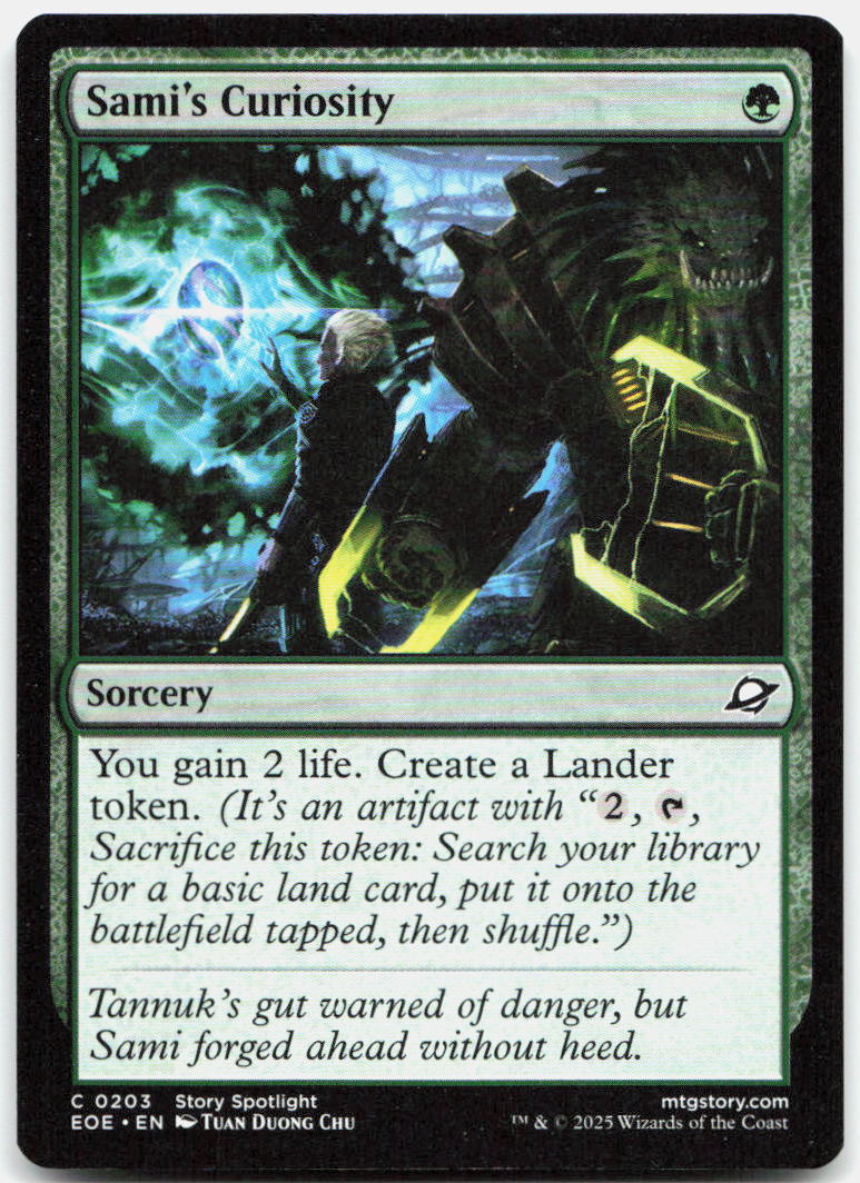 Sami's Curiosity NM C Edge of Eternities 203