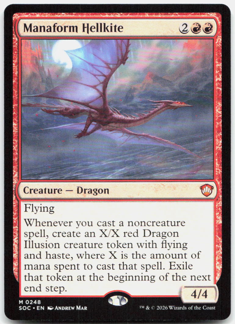 Manaform Hellkite NM M Commander: Secrets of Strixhaven 248
