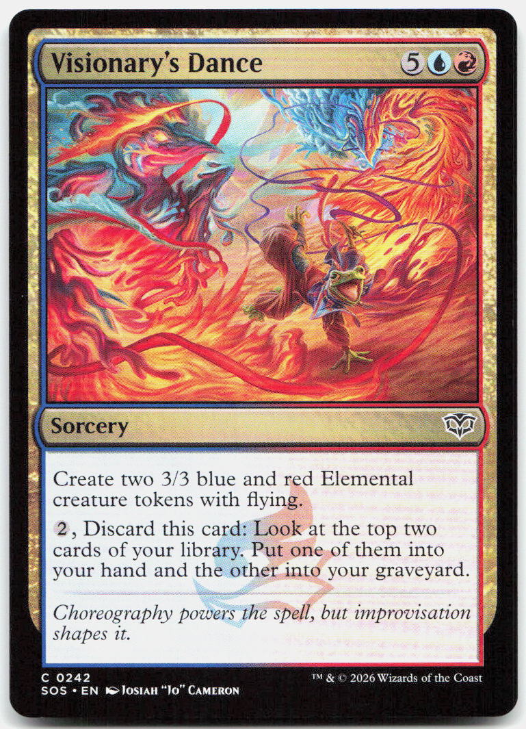 Visionary's Dance NM C Secrets of Strixhaven 242