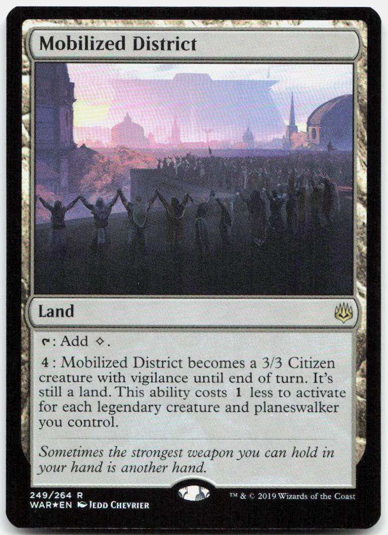 Mobilized District NM Foil R War of the Spark 249