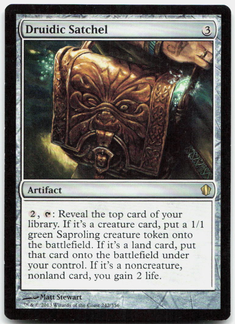 Druidic Satchel NM R Commander 2013 242