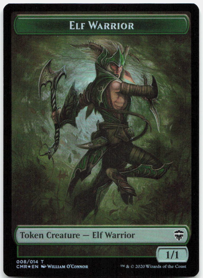 Elf Warrior Token NM T Duel Decks: Elves vs. Inventors 1