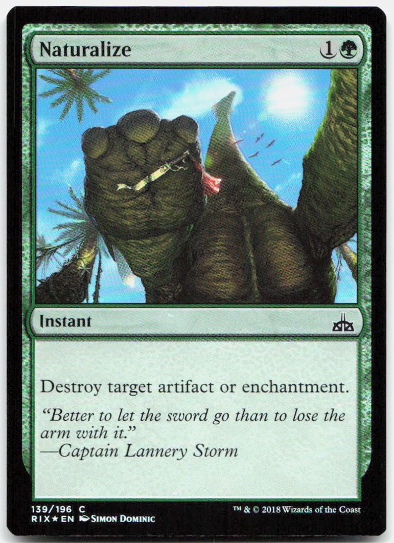 Naturalize NM Foil C Rivals of Ixalan 139