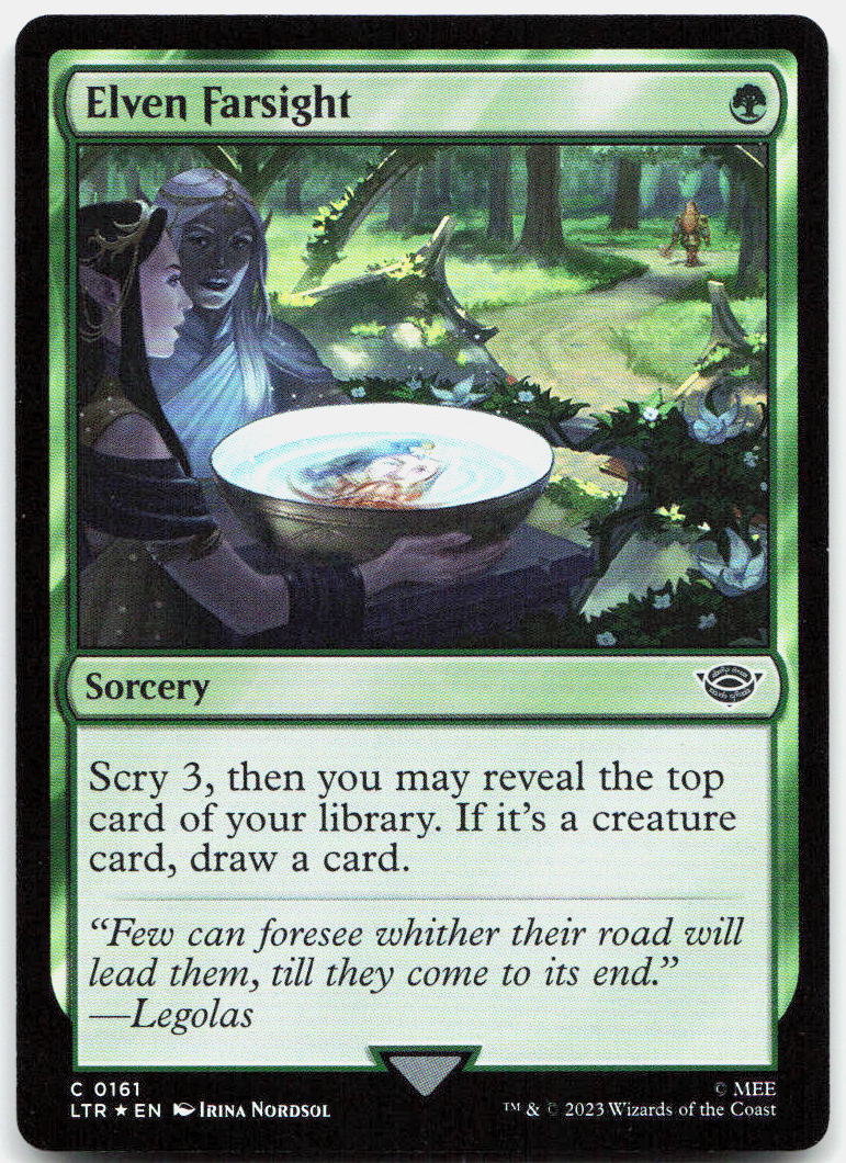 Elven Farsight NM Foil C Universes Beyond: The Lord of the Rings: Tales of Middle-earth 161