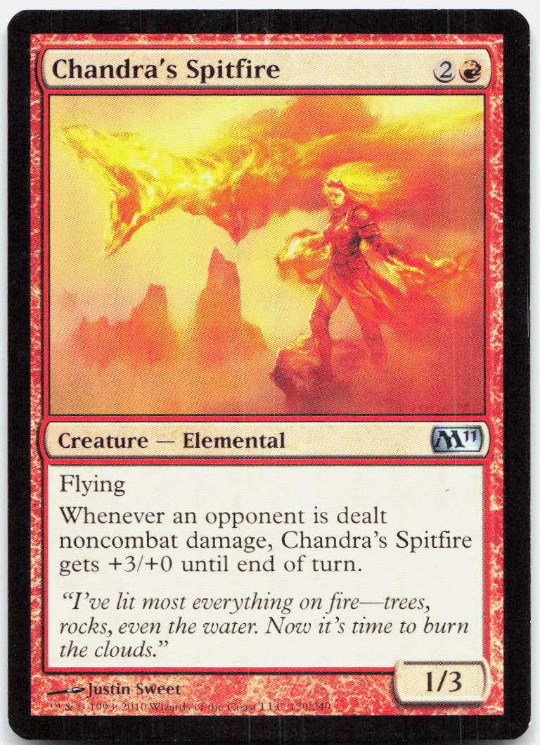 Chandra's Spitfire NM U Magic 2011 (M11) 129