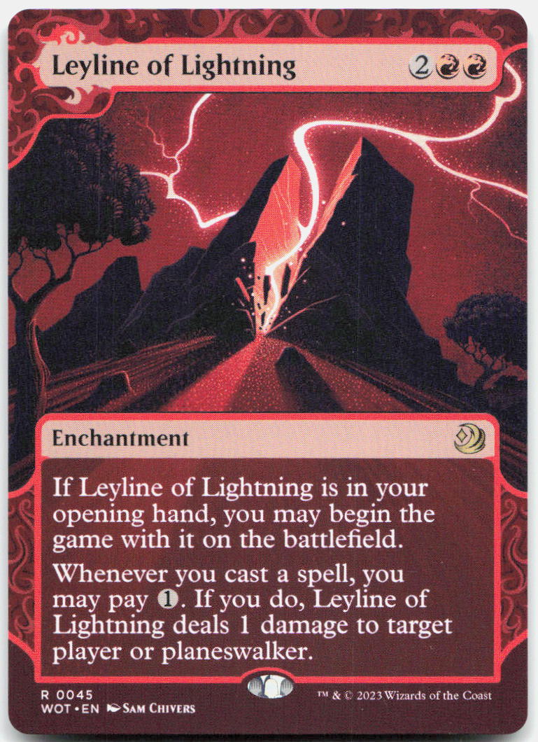 Leyline of Lightning NM R Wilds of Eldraine: Enchanting Tales 45