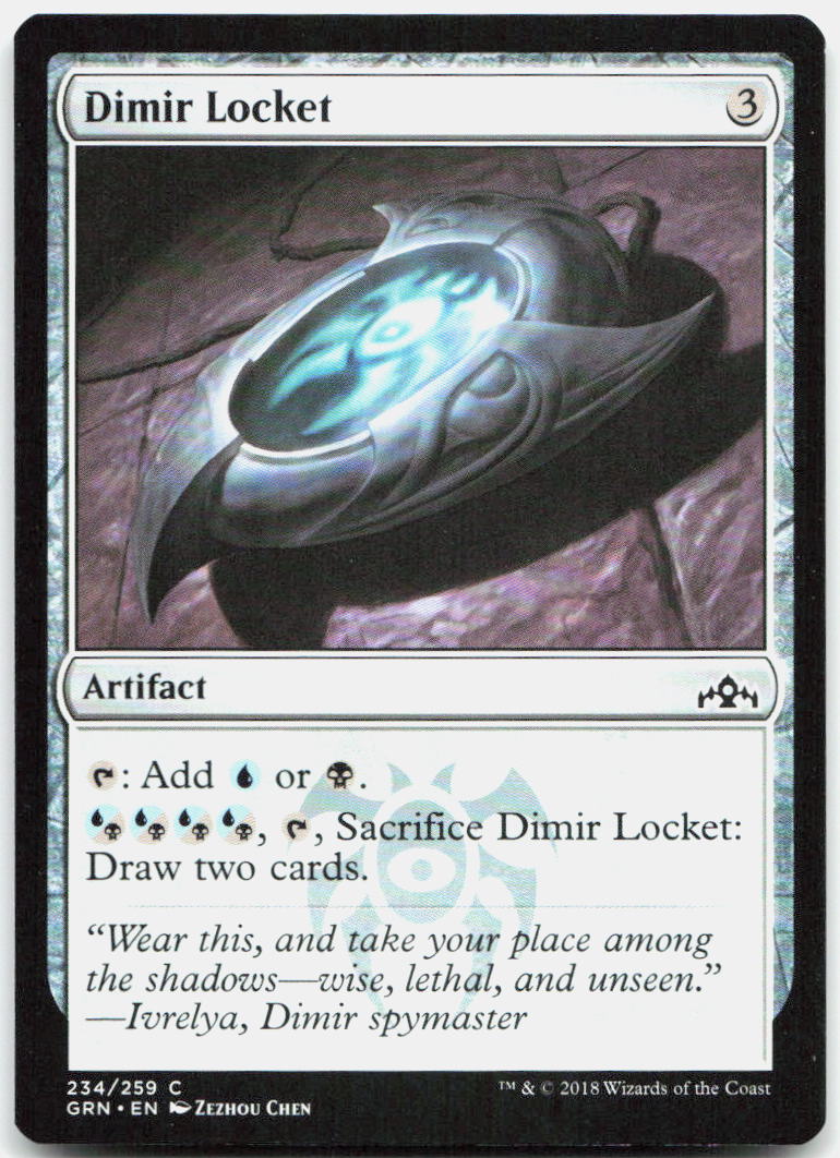 Dimir Locket NM C Guilds of Ravnica 234