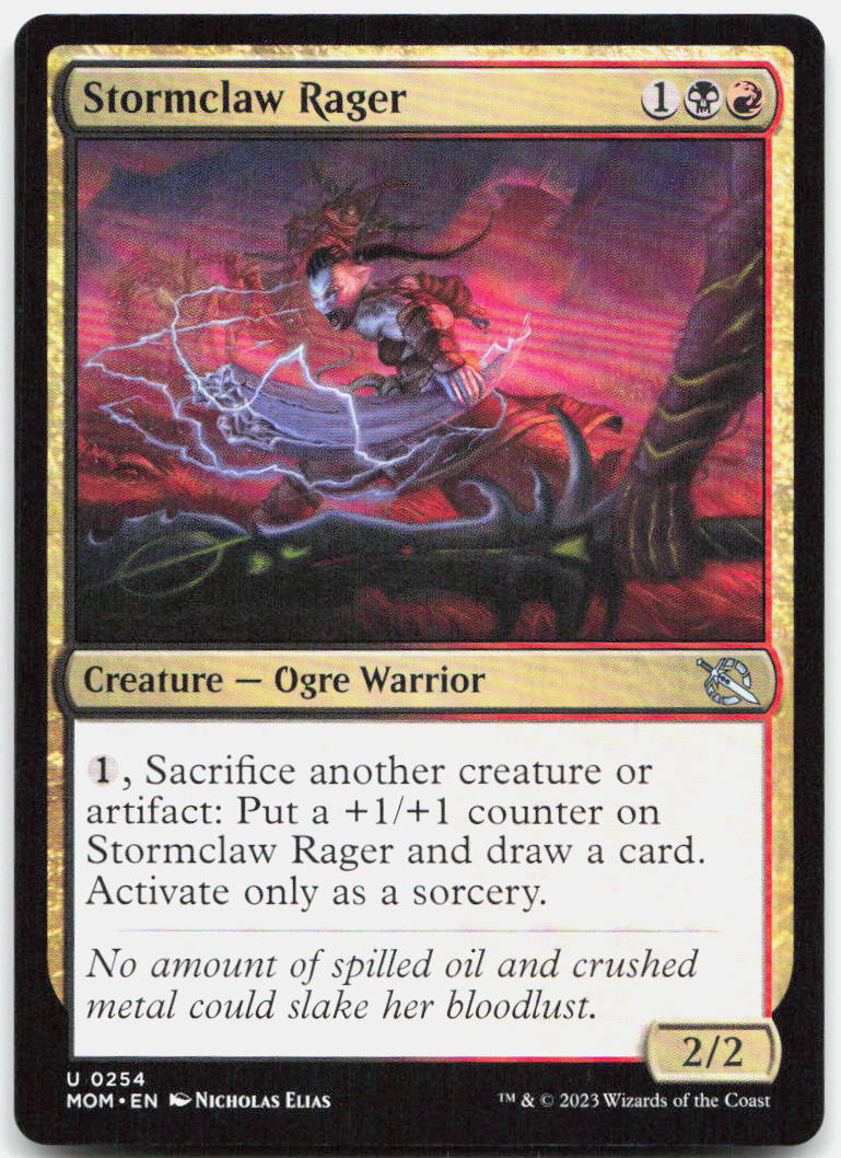 Stormclaw Rager NM U March of the Machine 254