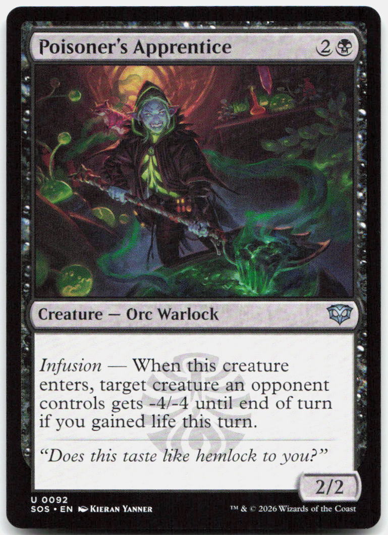 Poisoner's Apprentice NM U Secrets of Strixhaven 92
