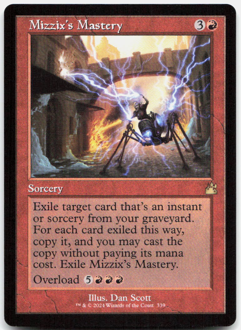 Mizzix's Mastery (Retro Frame) NM R Ravnica Remastered 339