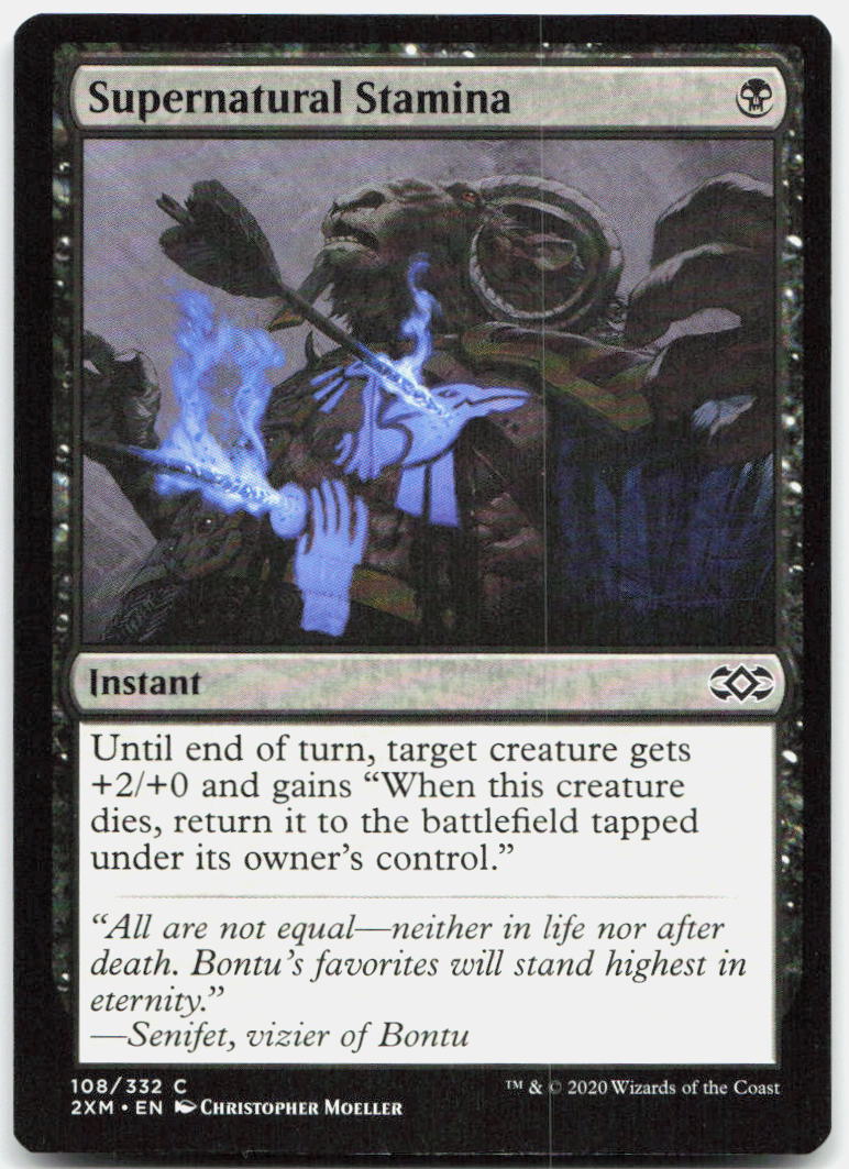 Supernatural Stamina NM C Double Masters 108