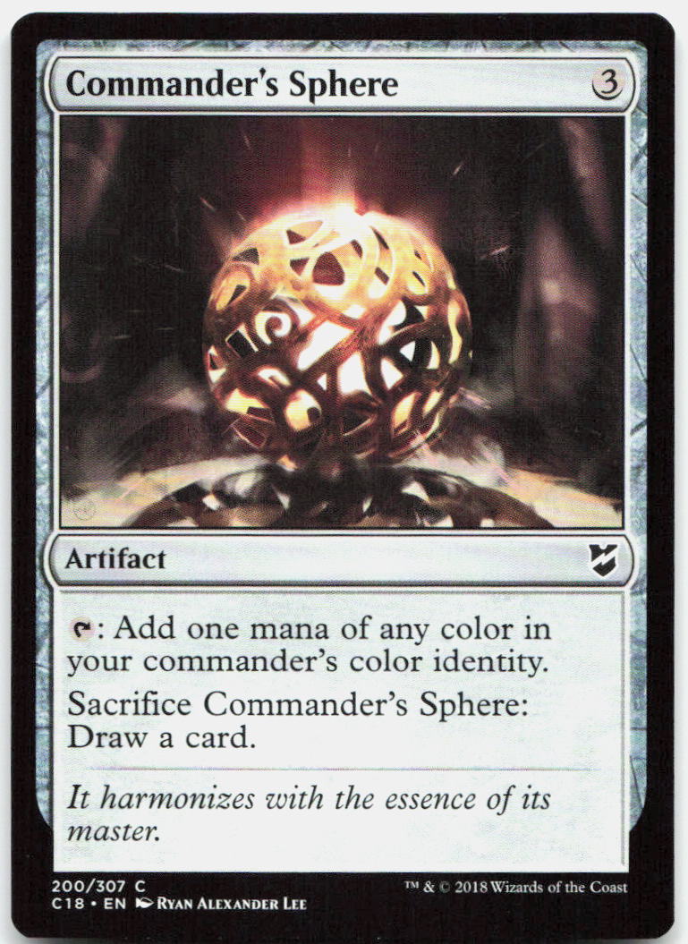 Commander's Sphere NM C Commander 2018 200