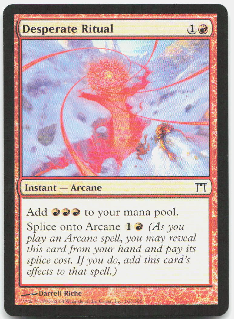 Desperate Ritual NM C Champions of Kamigawa 163