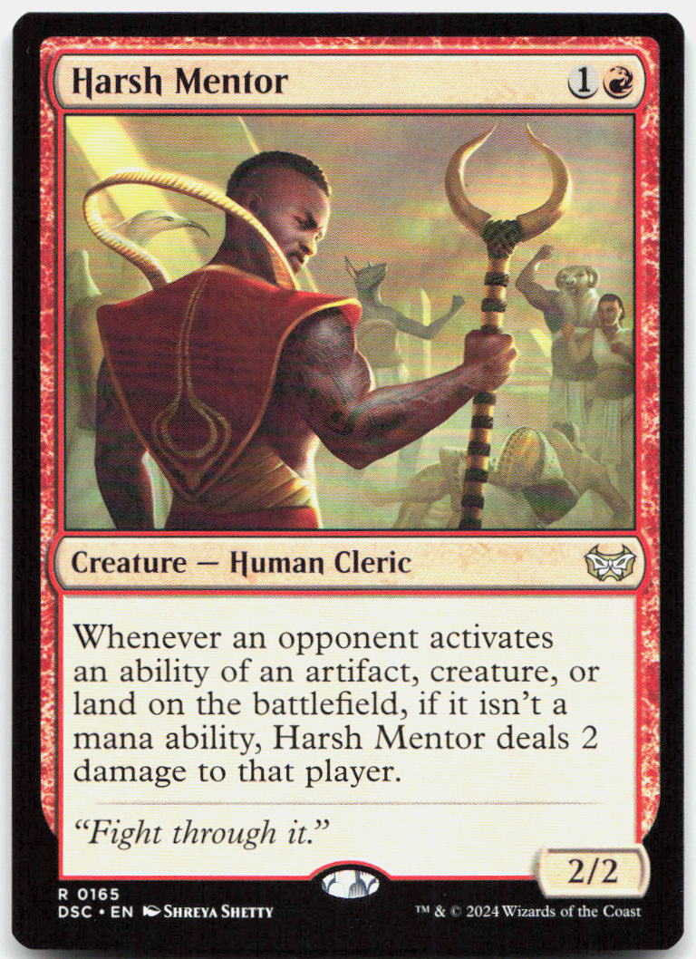 Harsh Mentor NM R Commander: Duskmourn: House of Horror 165