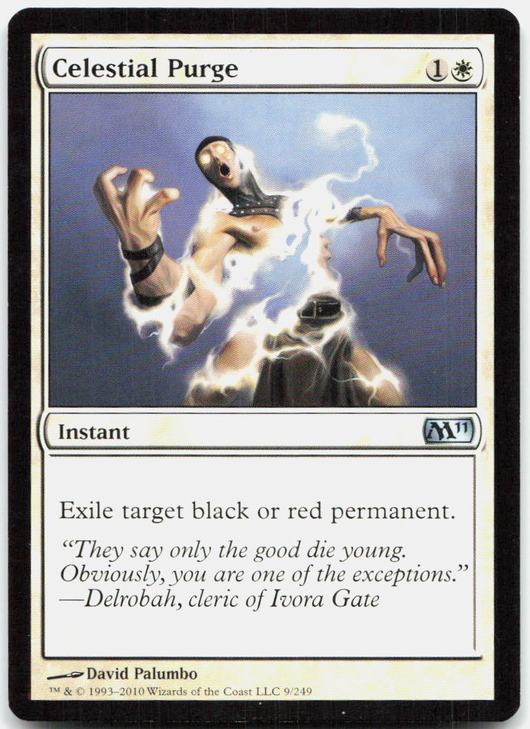 Celestial Purge NM U Magic 2011 (M11) 9