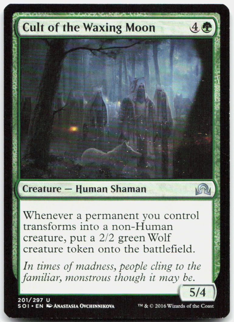 Cult of the Waxing Moon NM U Shadows over Innistrad 201