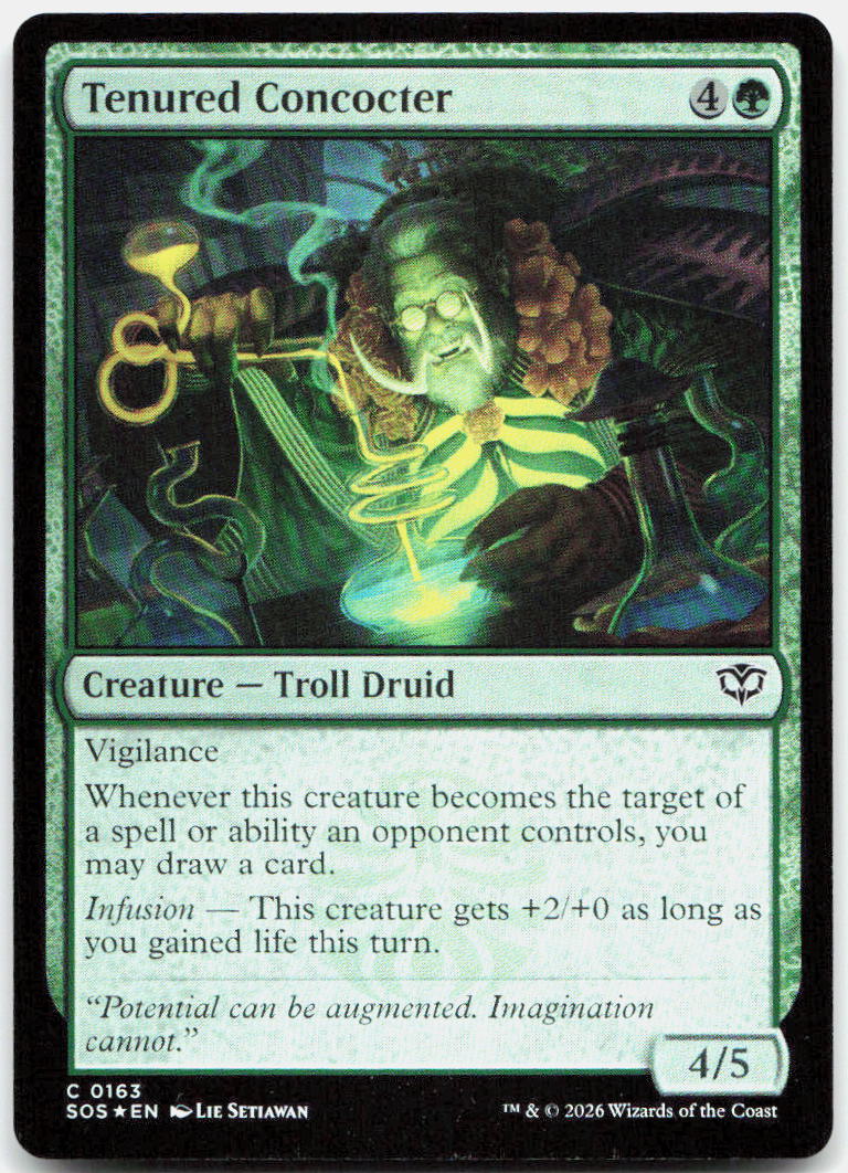 Tenured Concocter NM Foil C Secrets of Strixhaven 163