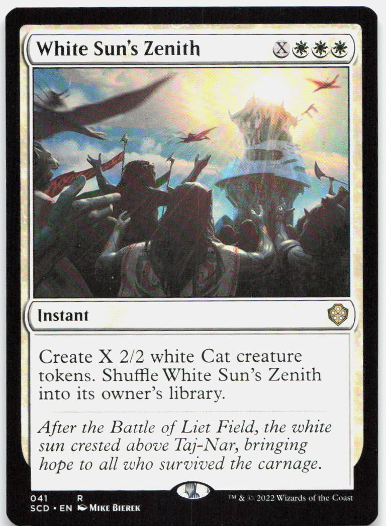 White Sun's Zenith NM R Starter Commander Decks 41