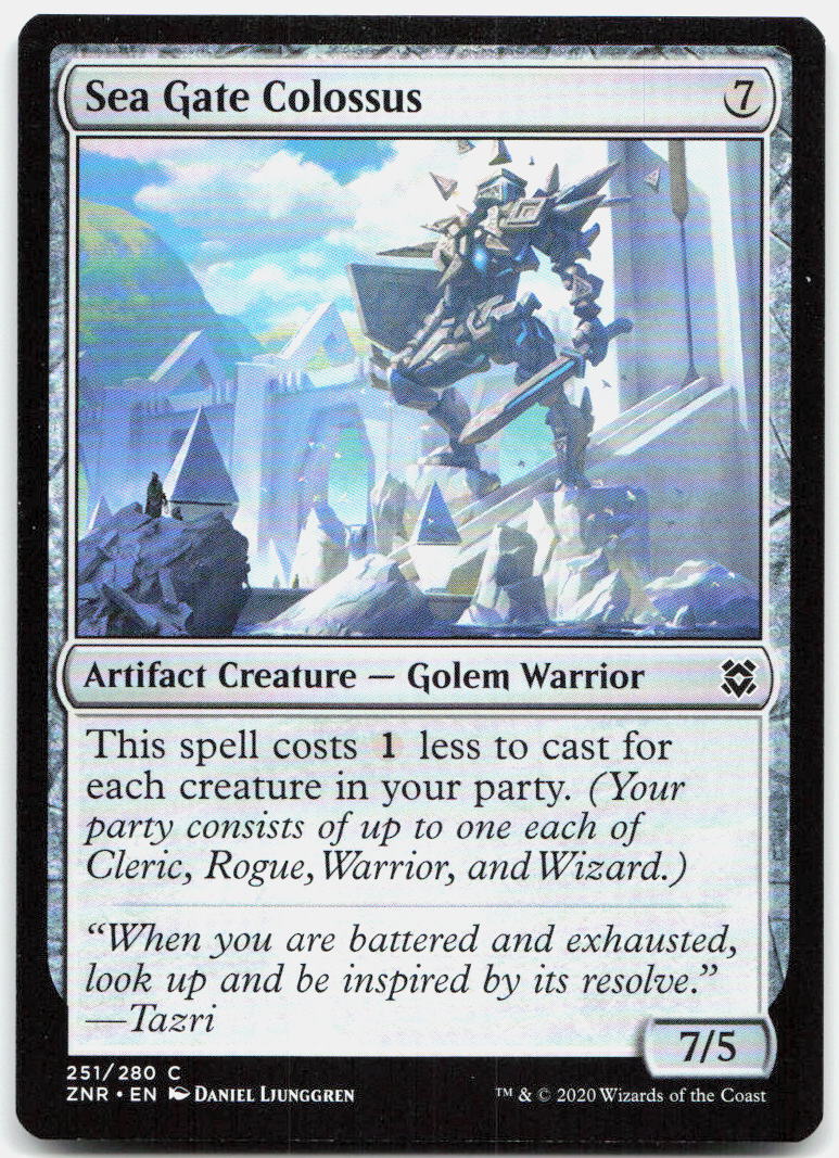 Sea Gate Colossus NM C Zendikar Rising 251