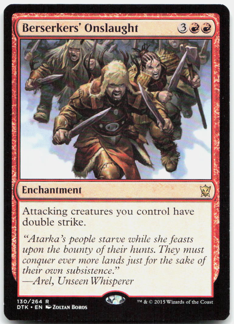 Berserkers' Onslaught NM R Dragons of Tarkir 130