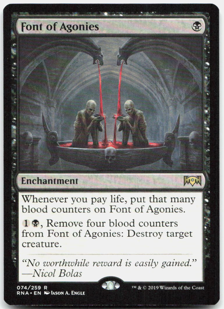 Font of Agonies NM R Ravnica Allegiance 74