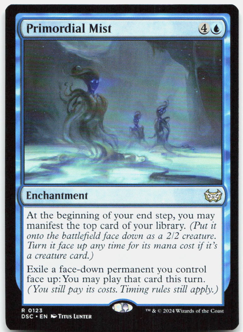Primordial Mist NM R Commander: Duskmourn: House of Horror 123