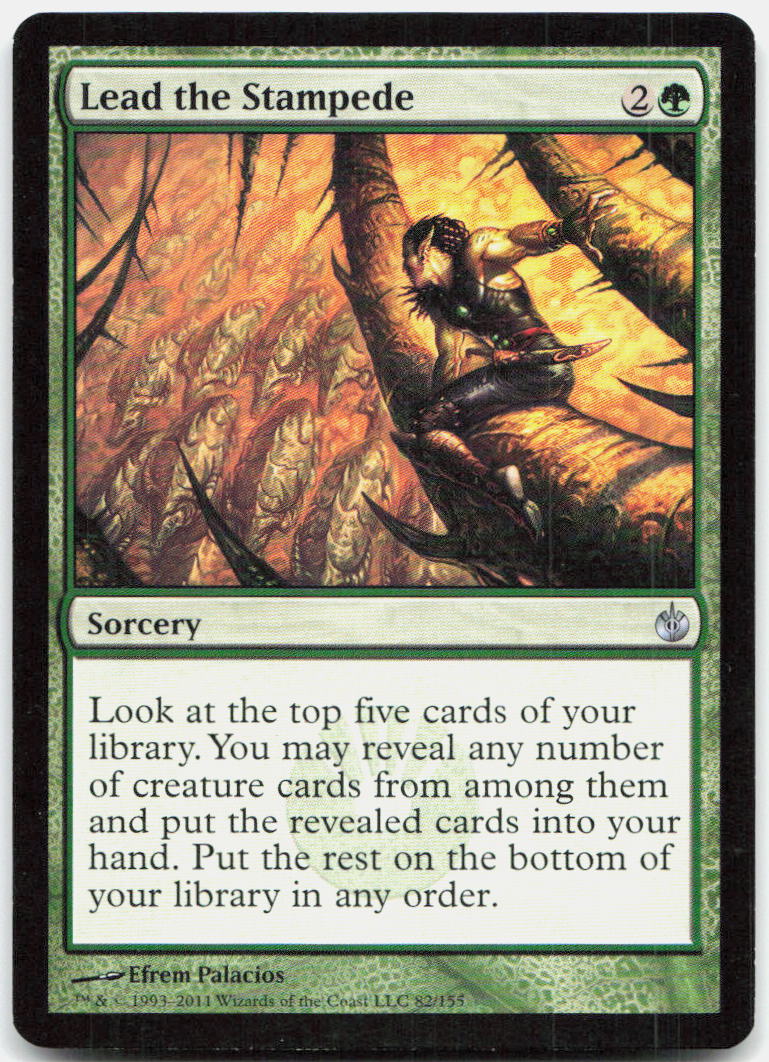 Lead the Stampede NM U Mirrodin Besieged 82