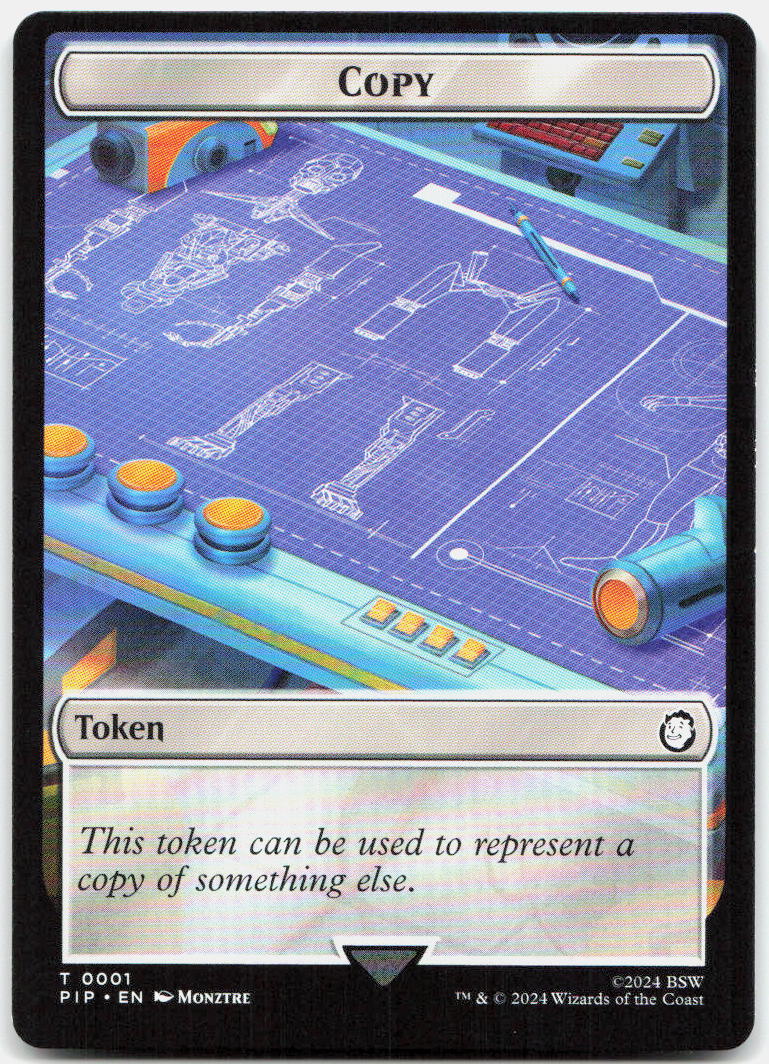 Radiation // Copy Double-Sided Token NM T Universes Beyond: Fallout 22 // 1