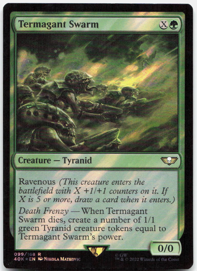 Termagant Swarm (Surge Foil) NM Foil R Universes Beyond: Warhammer 40,000 99