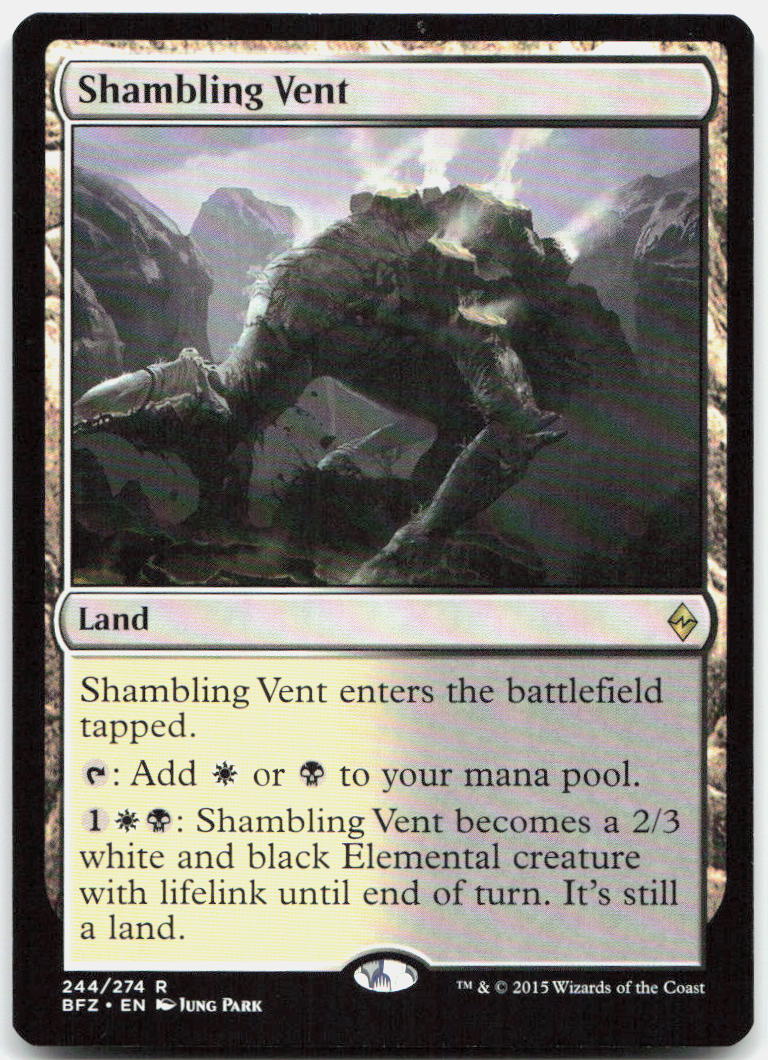 Shambling Vent NM R Battle for Zendikar 244